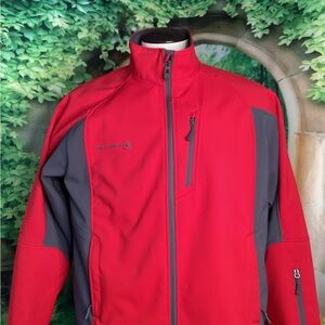 Free Country Red and Gray Performance Jacket